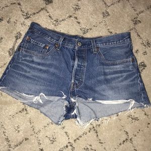 Levi’s High-Waisted 501 Denim Shorts